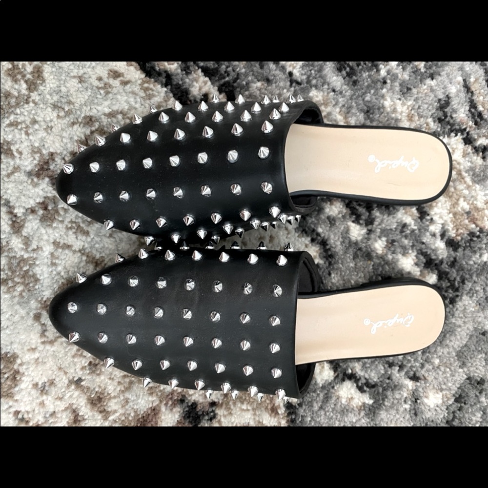 Studded mules